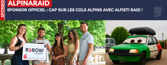SPONSOR OFFICIEL - CAP SUR LES COLS ALPINS AVEC ALFISTIRAID !